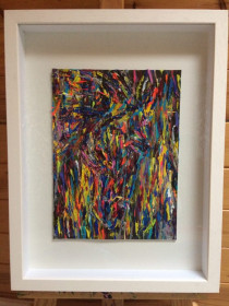 "Restorer" - Framed acrylic on canvas