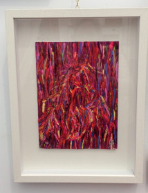 "Reckless" - Framed acrylic on canvas