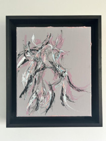 ‘All The Ways’ 12”x10” Acrylic in 15”x13” black wooden frames