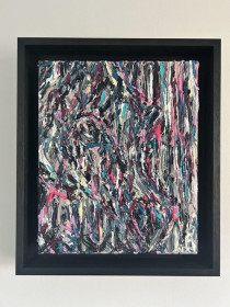 ‘Innocent’ 12”x10” Acrylic in 15”x13” black wooden frames