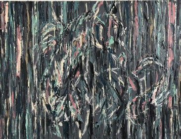 ‘Reflect’ 39”x40” Acrylic